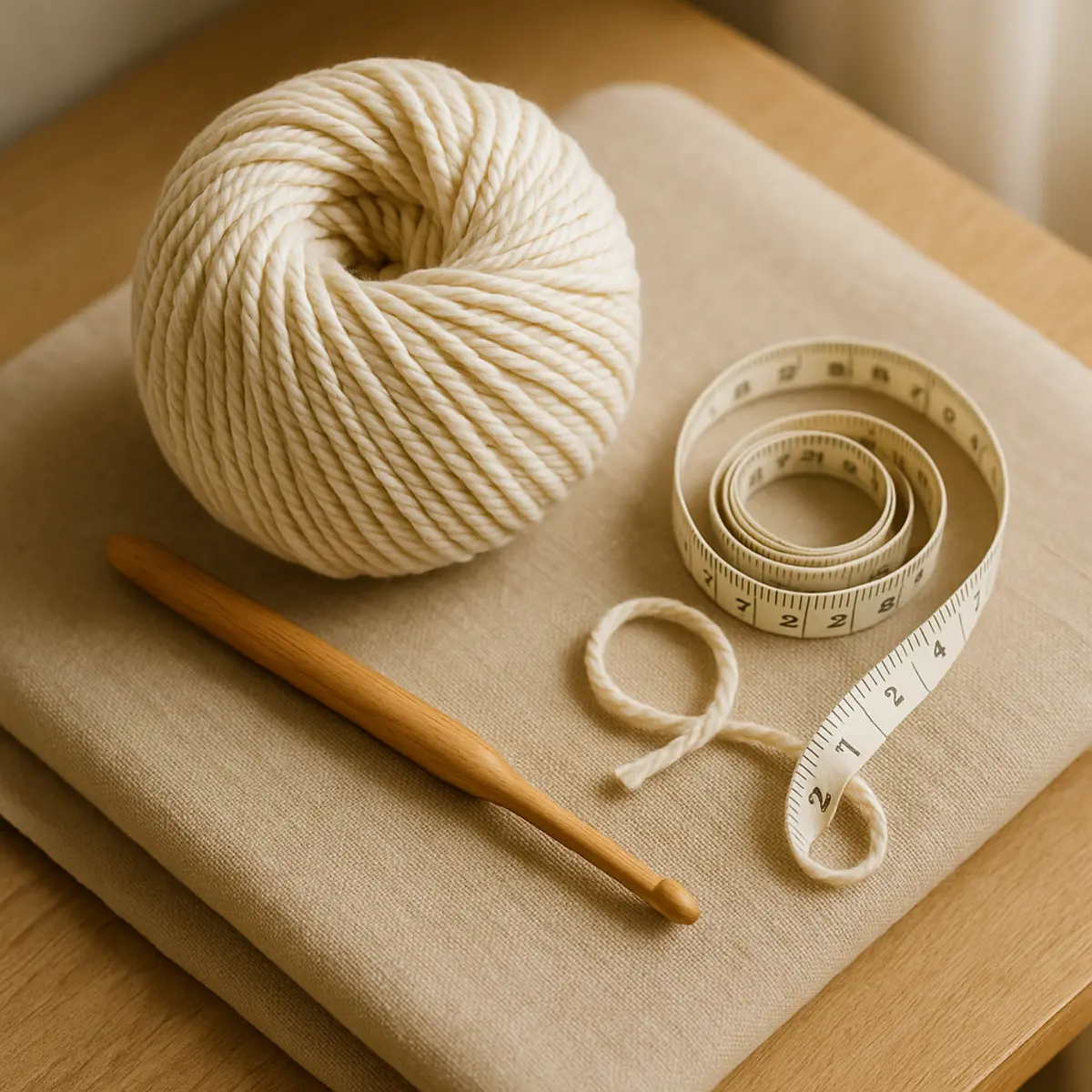 crochet market tote description
