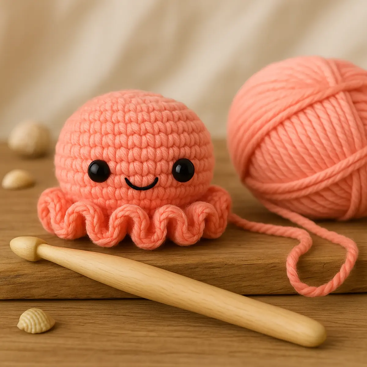 crochet octopus keychain introduction image