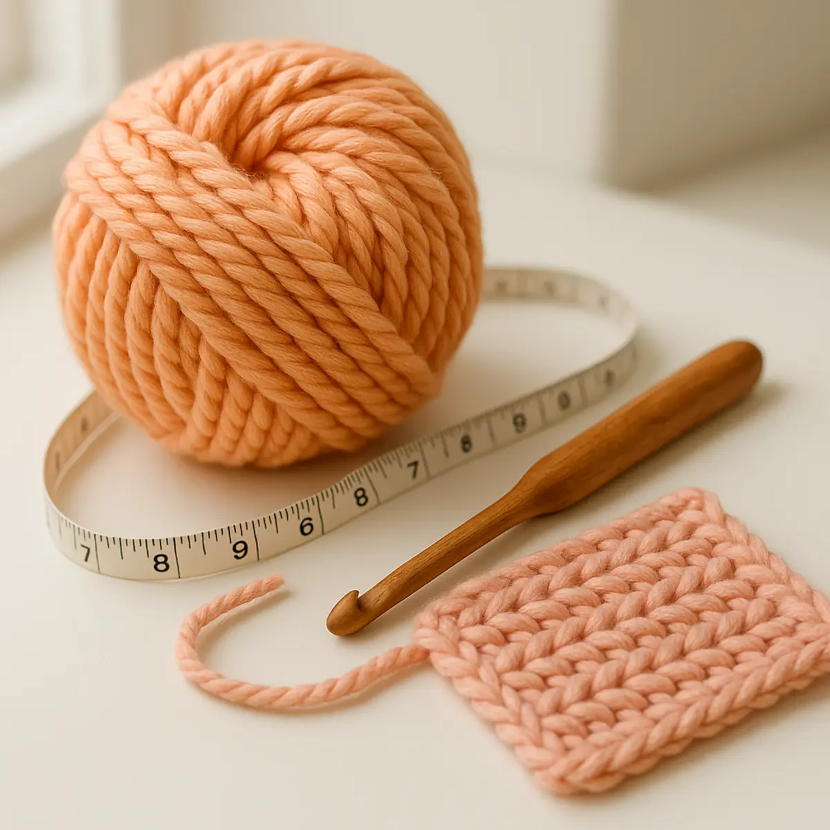 crochet sunflower description