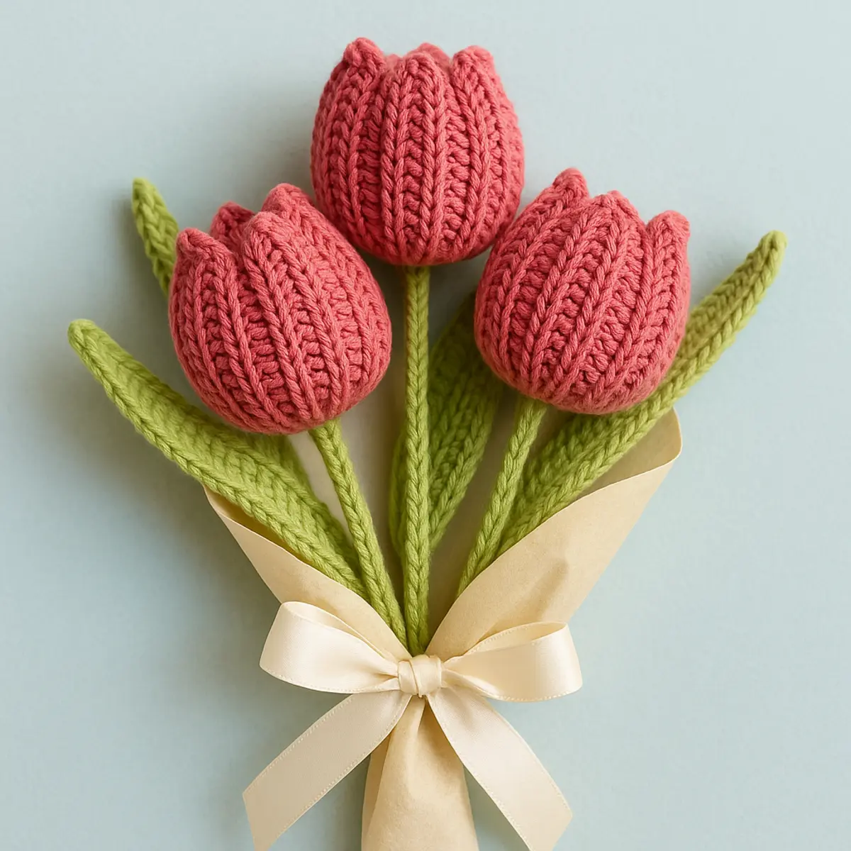 Crochet Tulip Free Pattern