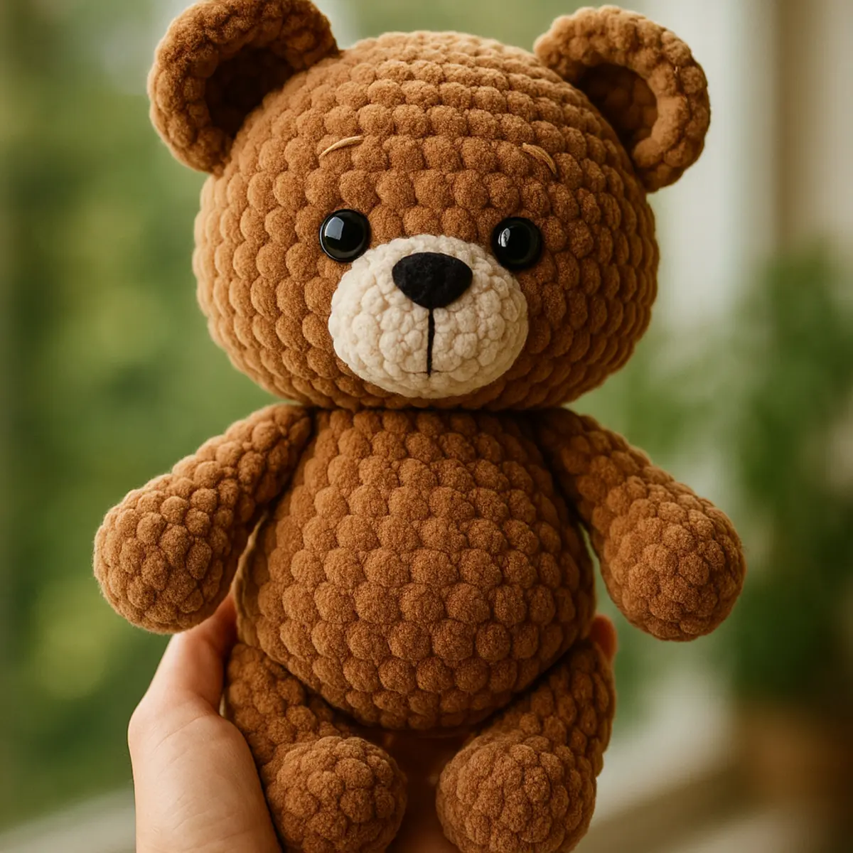 Crochet plush bear free pattern