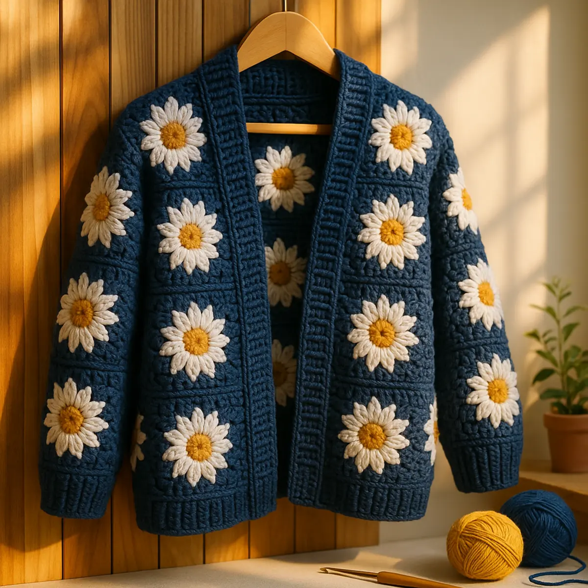 Free Crochet Granny Square Cardigan Pattern That Bring Fresh Energy