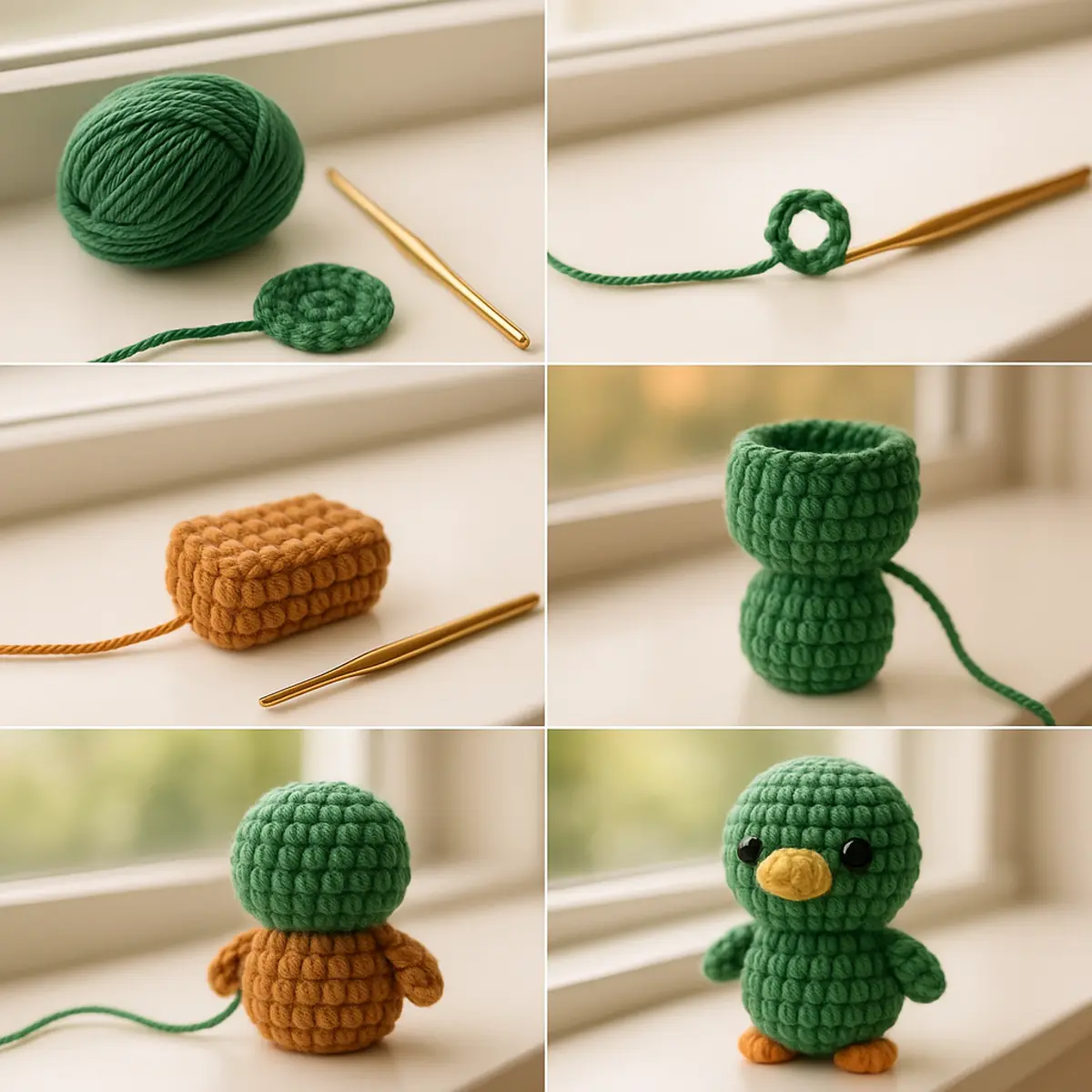 step by step duck crochet pattern instructions