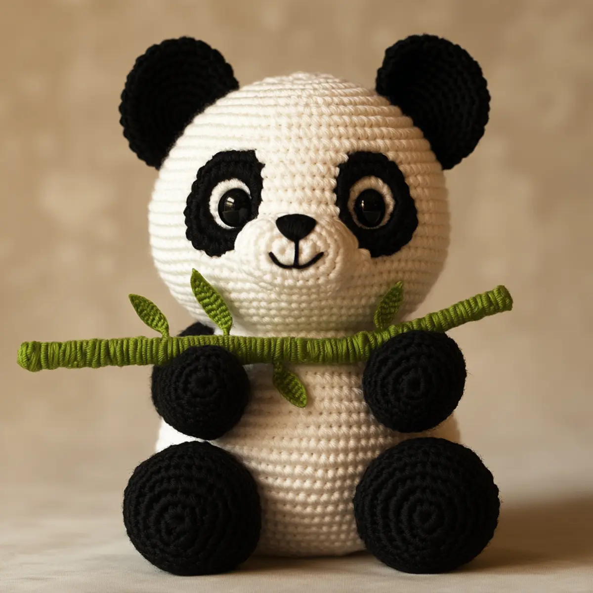 crochet panda bear
