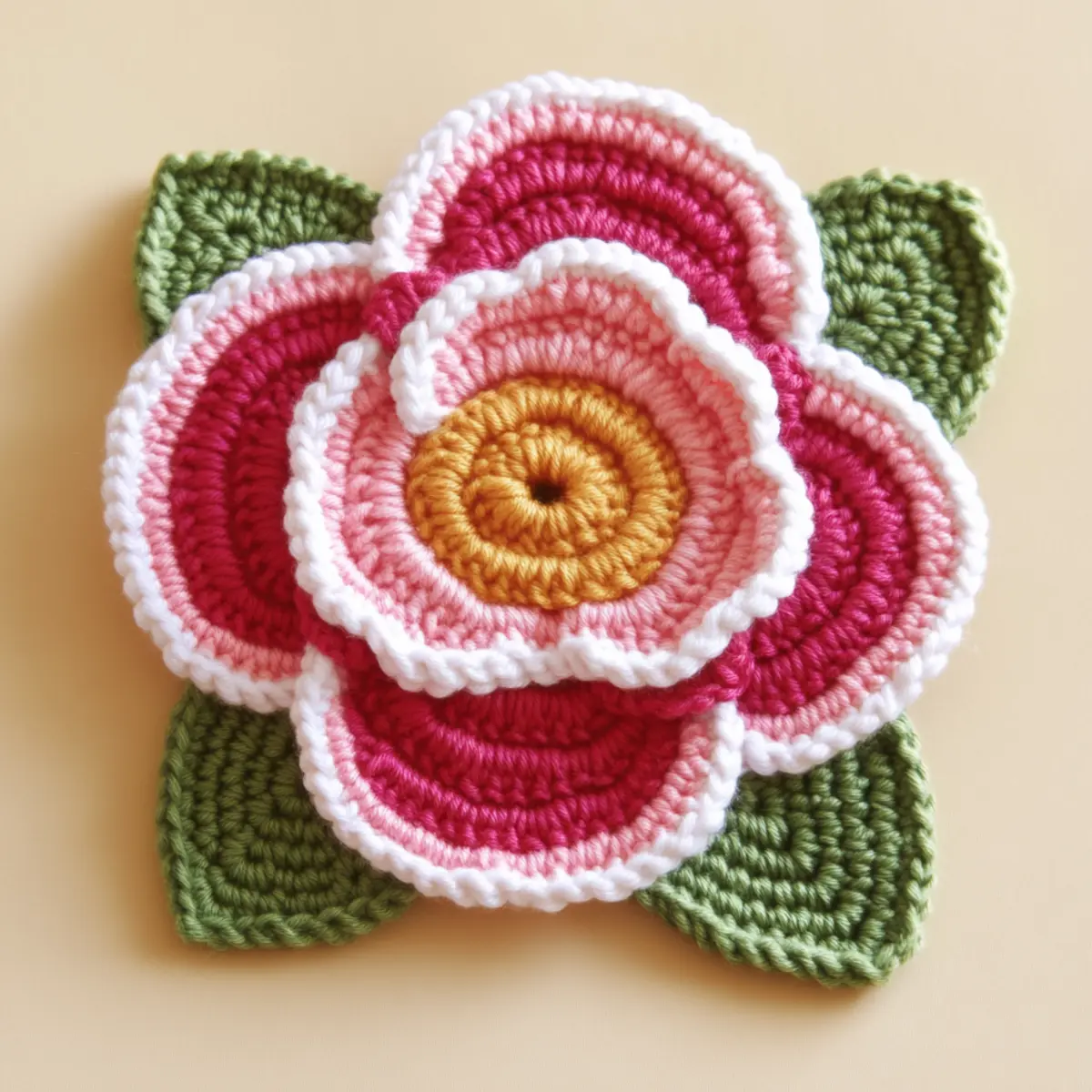 crochet carnation flower
