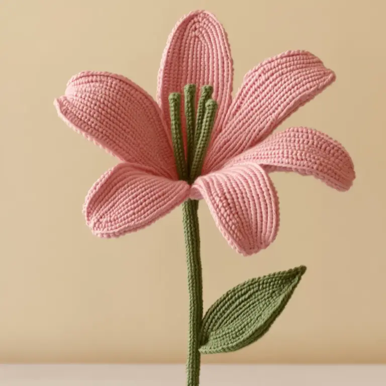 Charming Crochet Lily Petal Tutorial for Elegant Decor
