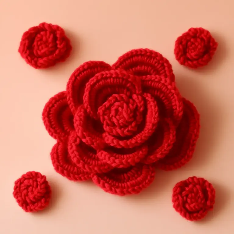Easy Crochet Rose: A Quick and Charming Flower Project