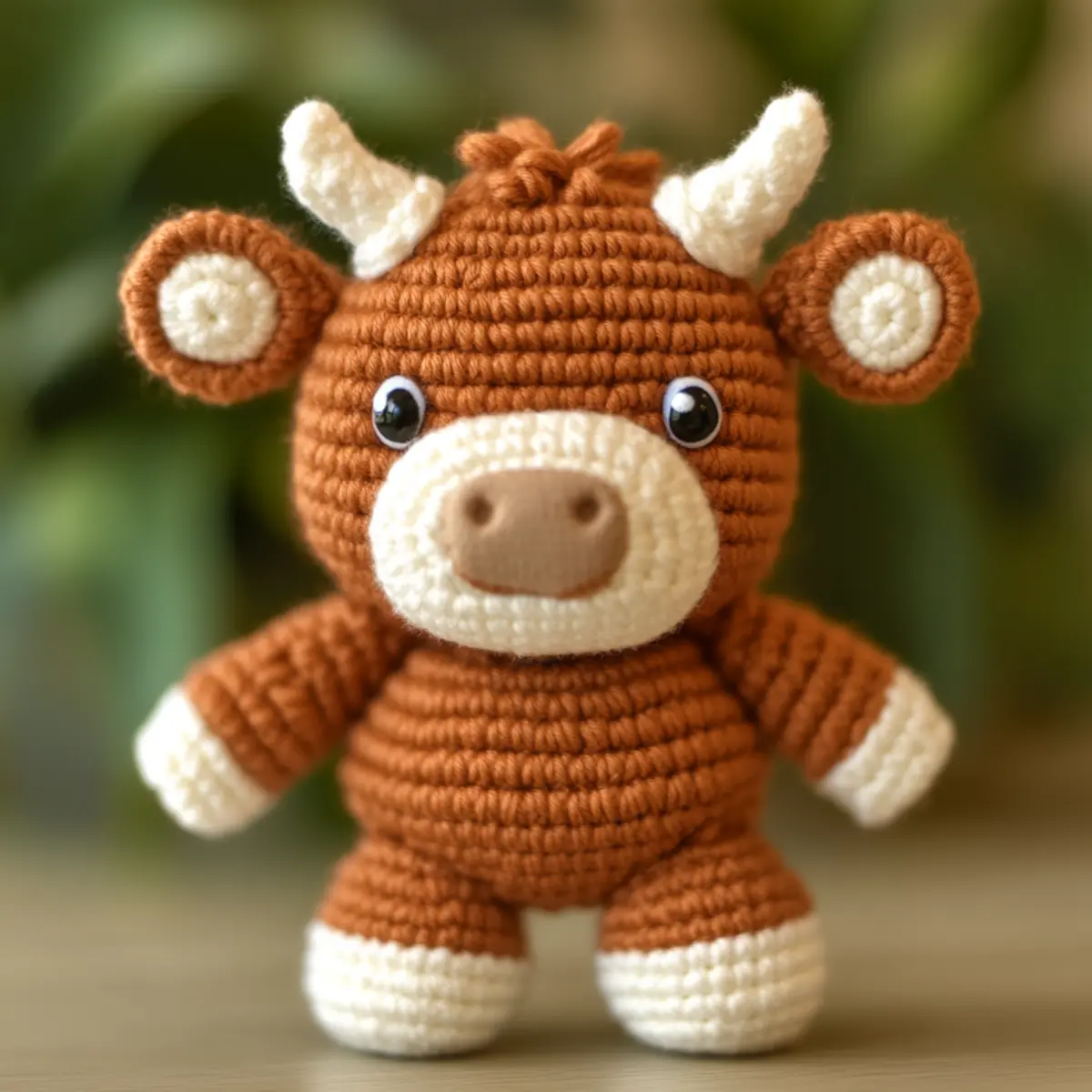 crochet cow amigurumi