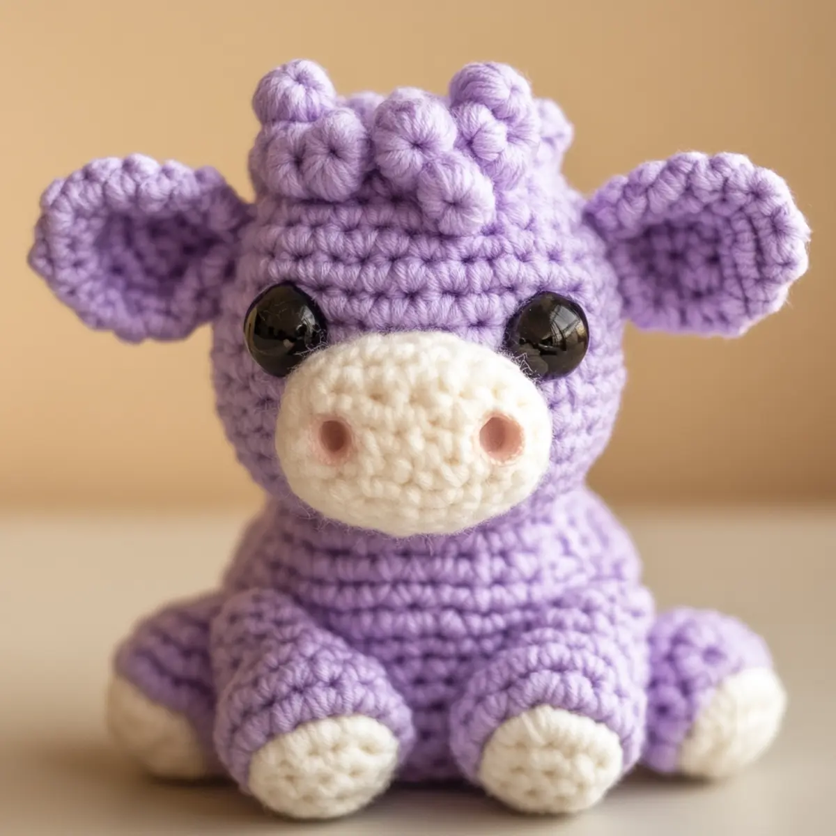 cute lilac cow