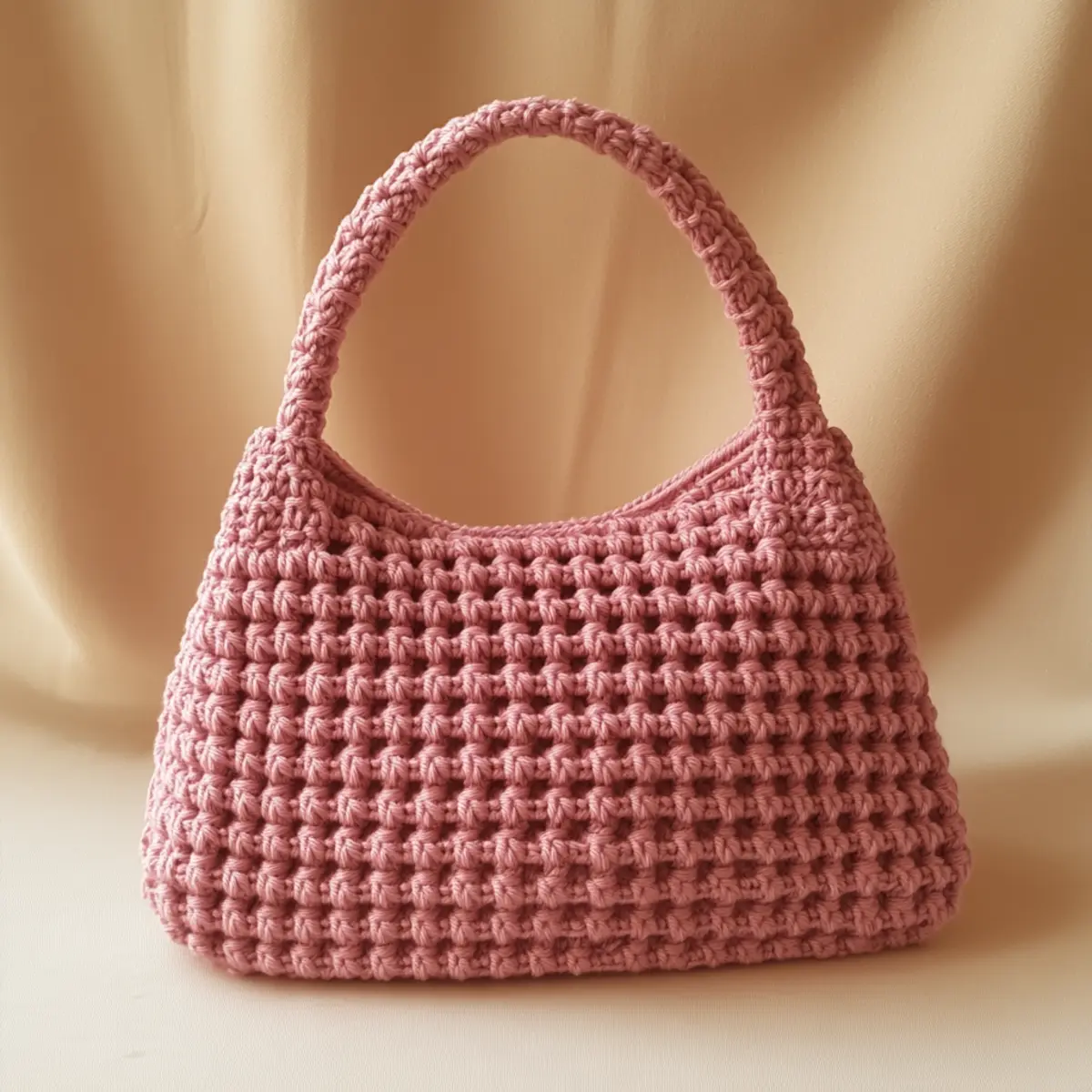 waffle shoulder bag