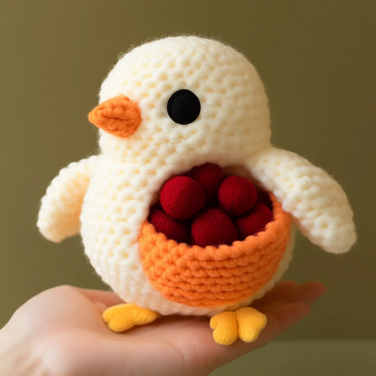 plush bird crochet