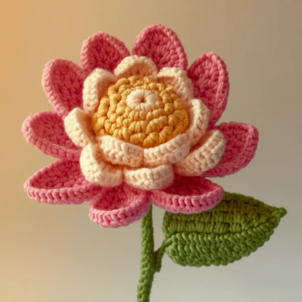 crochet flower pattern