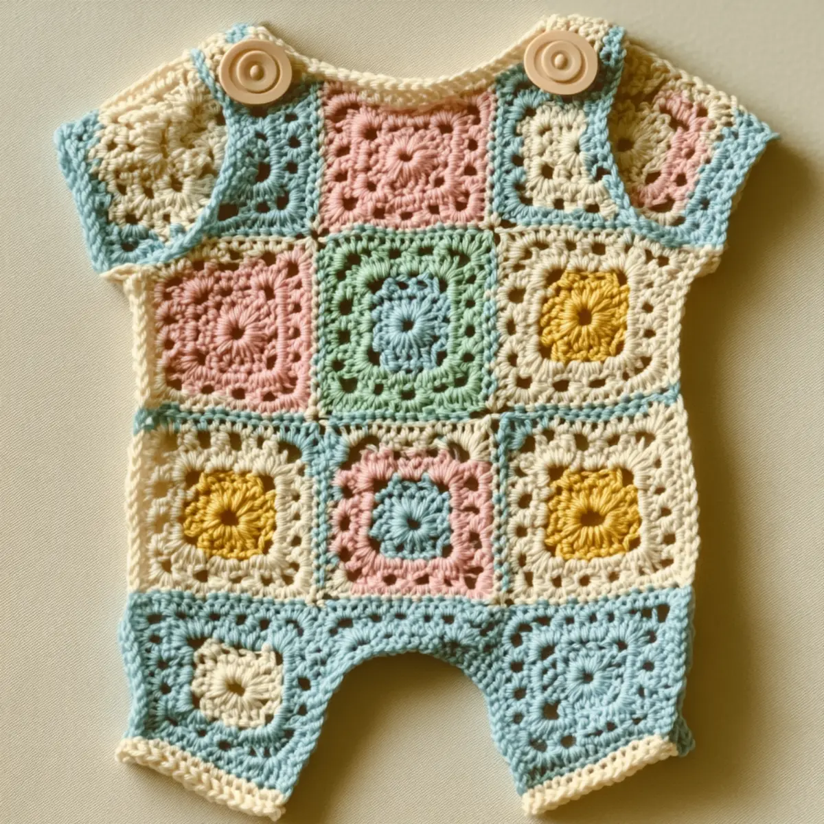 baby romper crochet