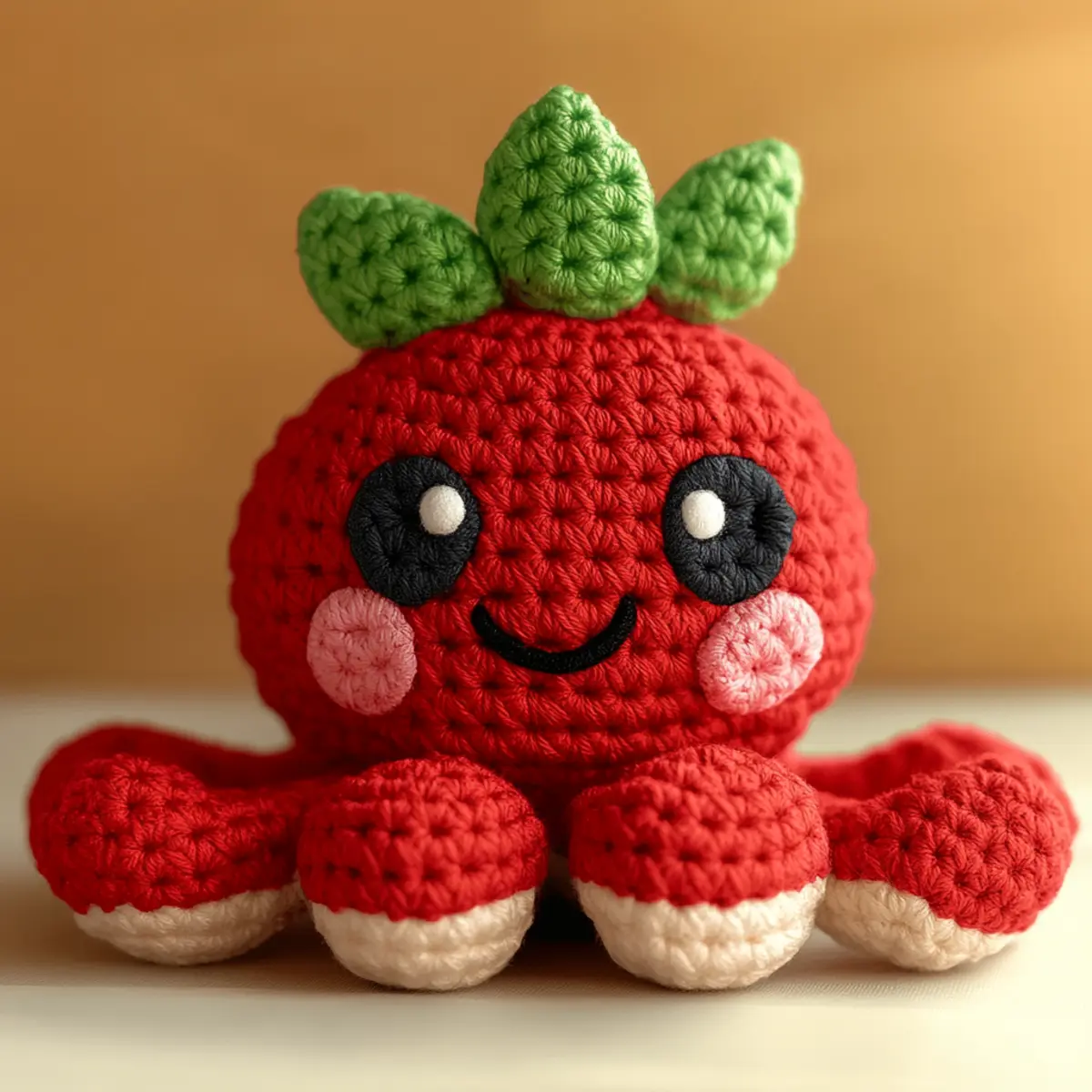 strawberry octopus crochet