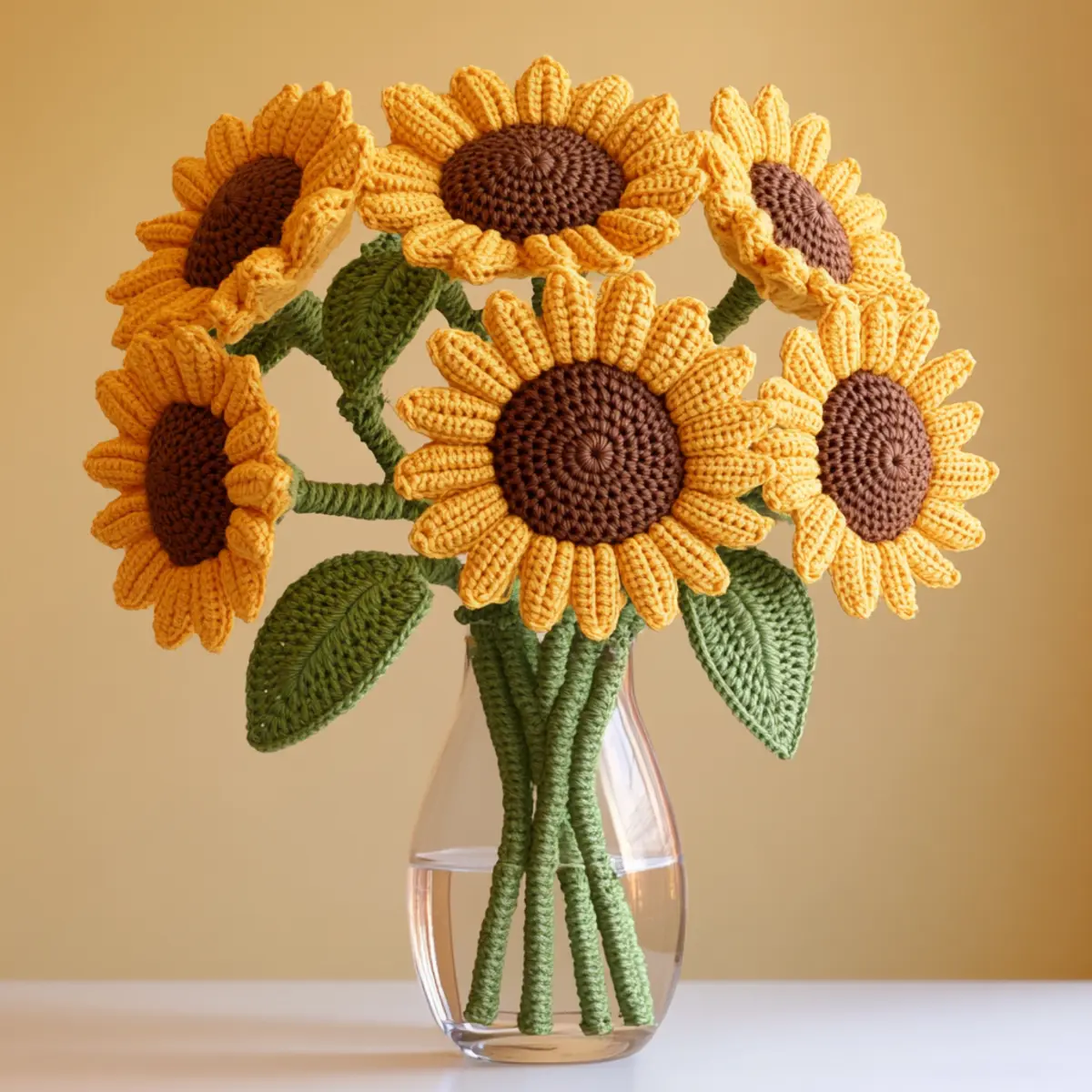 crochet sunflower pattern