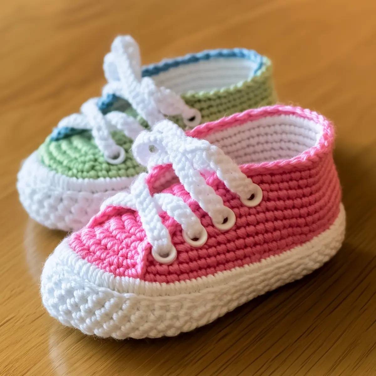 baby converse crochet