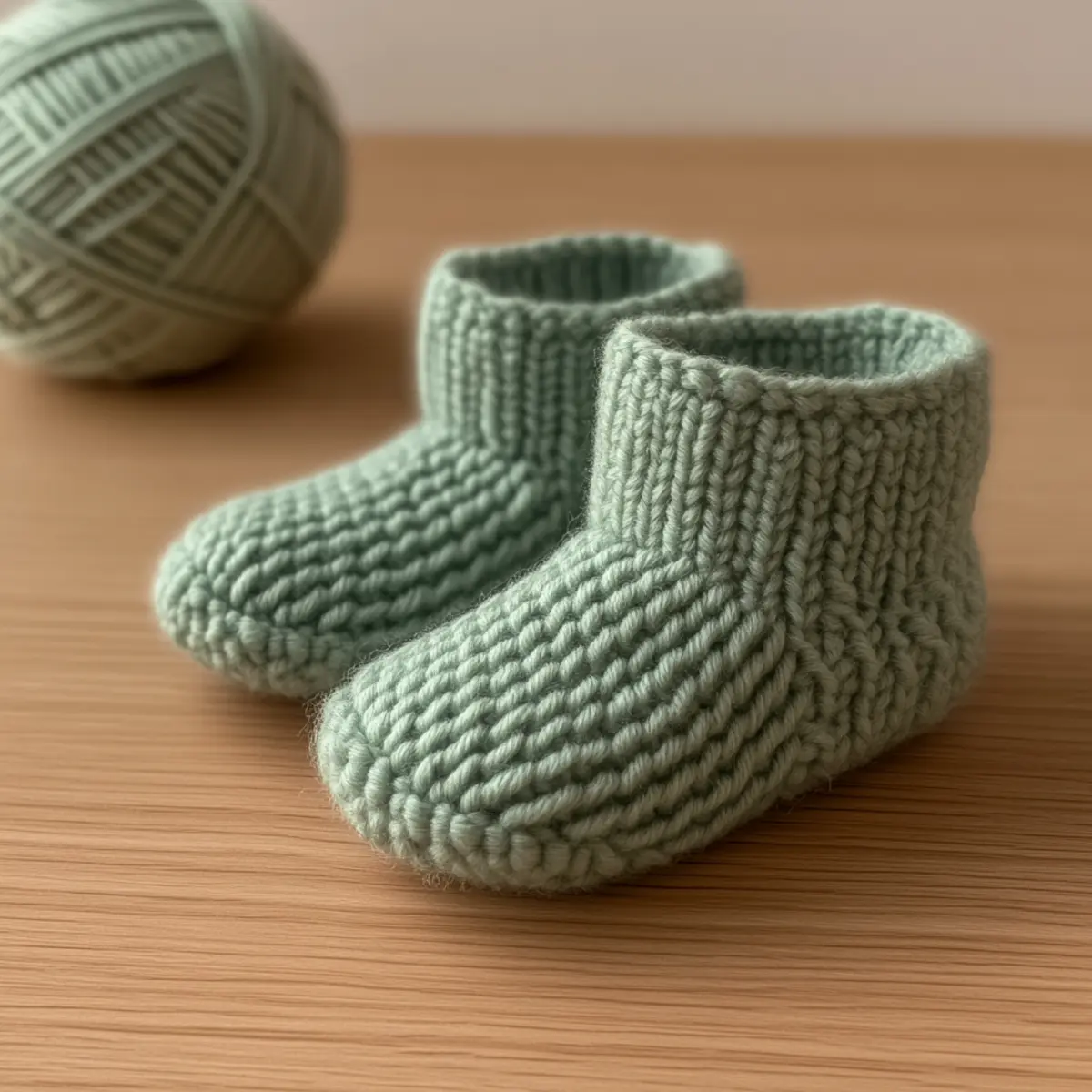 baby boots knitting