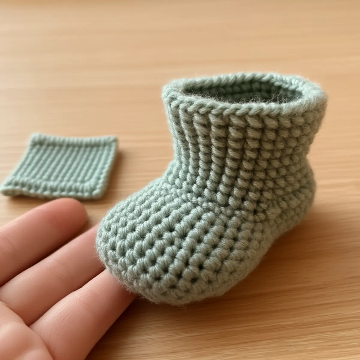 baby boots crochet