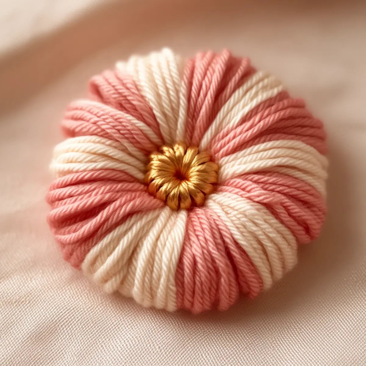 crochet yarn flowers