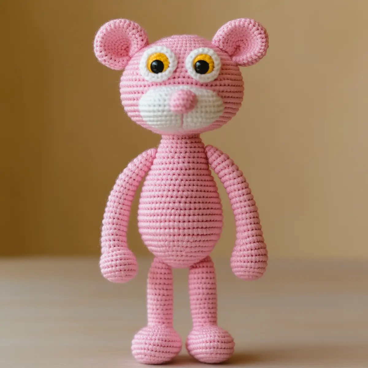 amigurumi pink panther