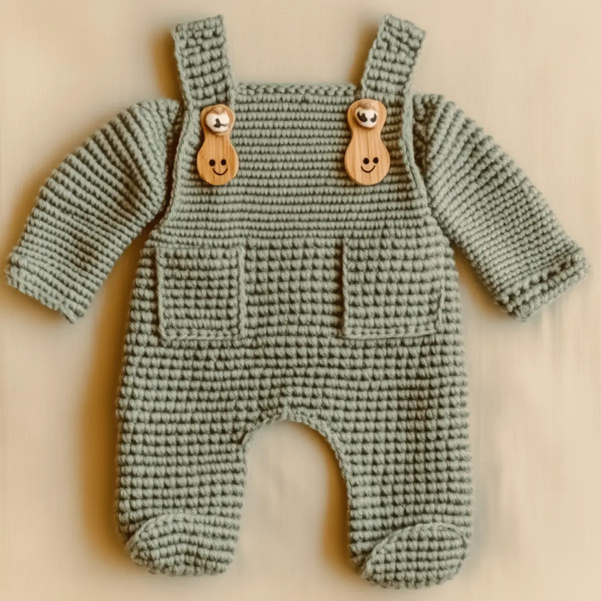 baby crochet overalls