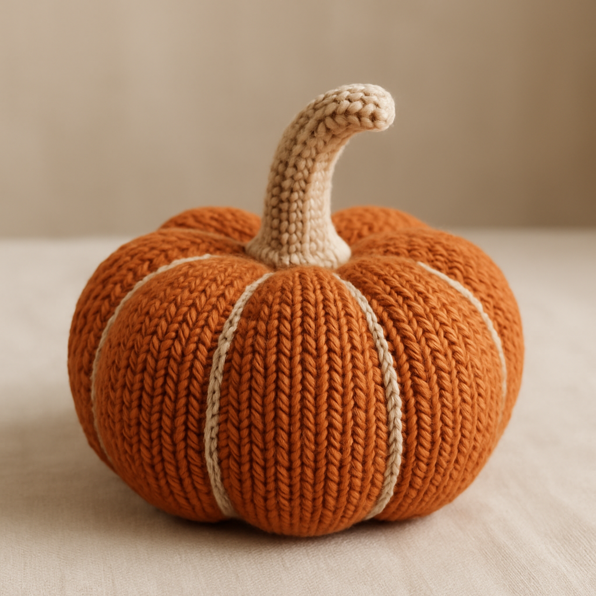 Charming Chunky Ribbed Crochet Pumpkin Pattern for Fall Decor