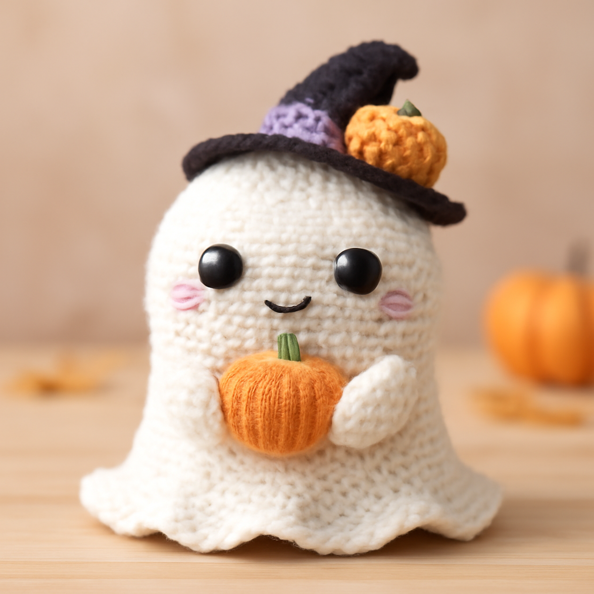 Charming Halloween Ghost Crochet: A Cozy Beginner's Project