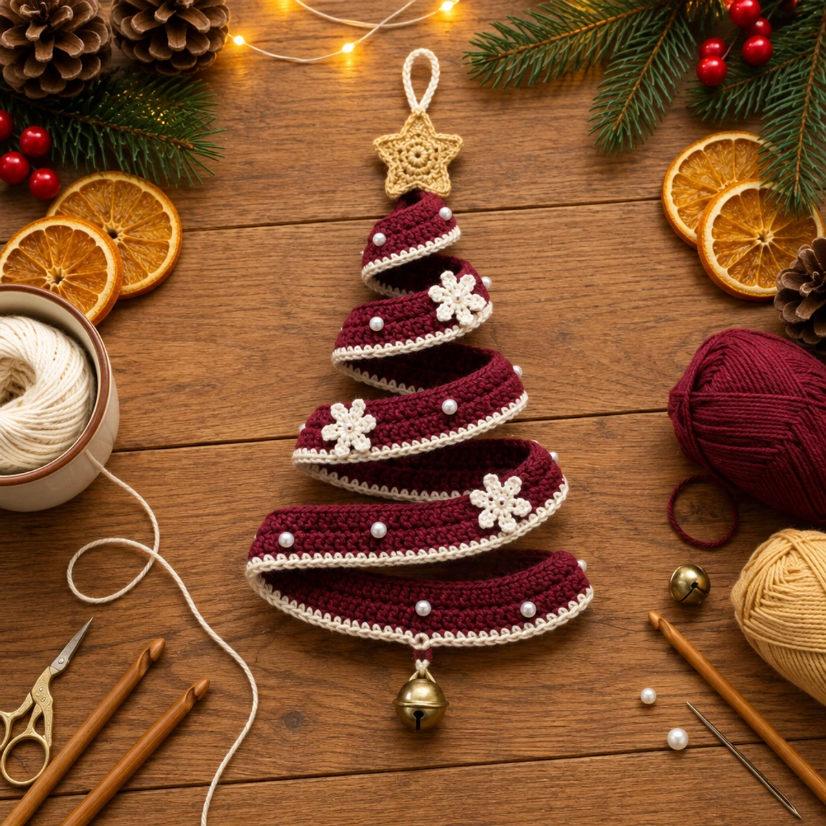 Tree Chart Definition Cozy Burgundy Crochet Spiral Christmas Tree Tutorial
