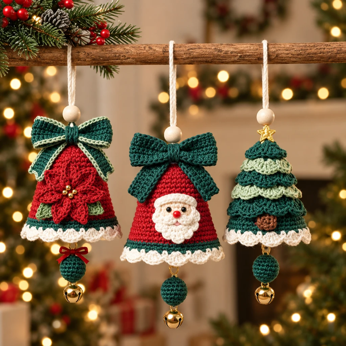 Charming Christmas Bell Crochet Ornaments: Festive Decor Made Easy article image 4