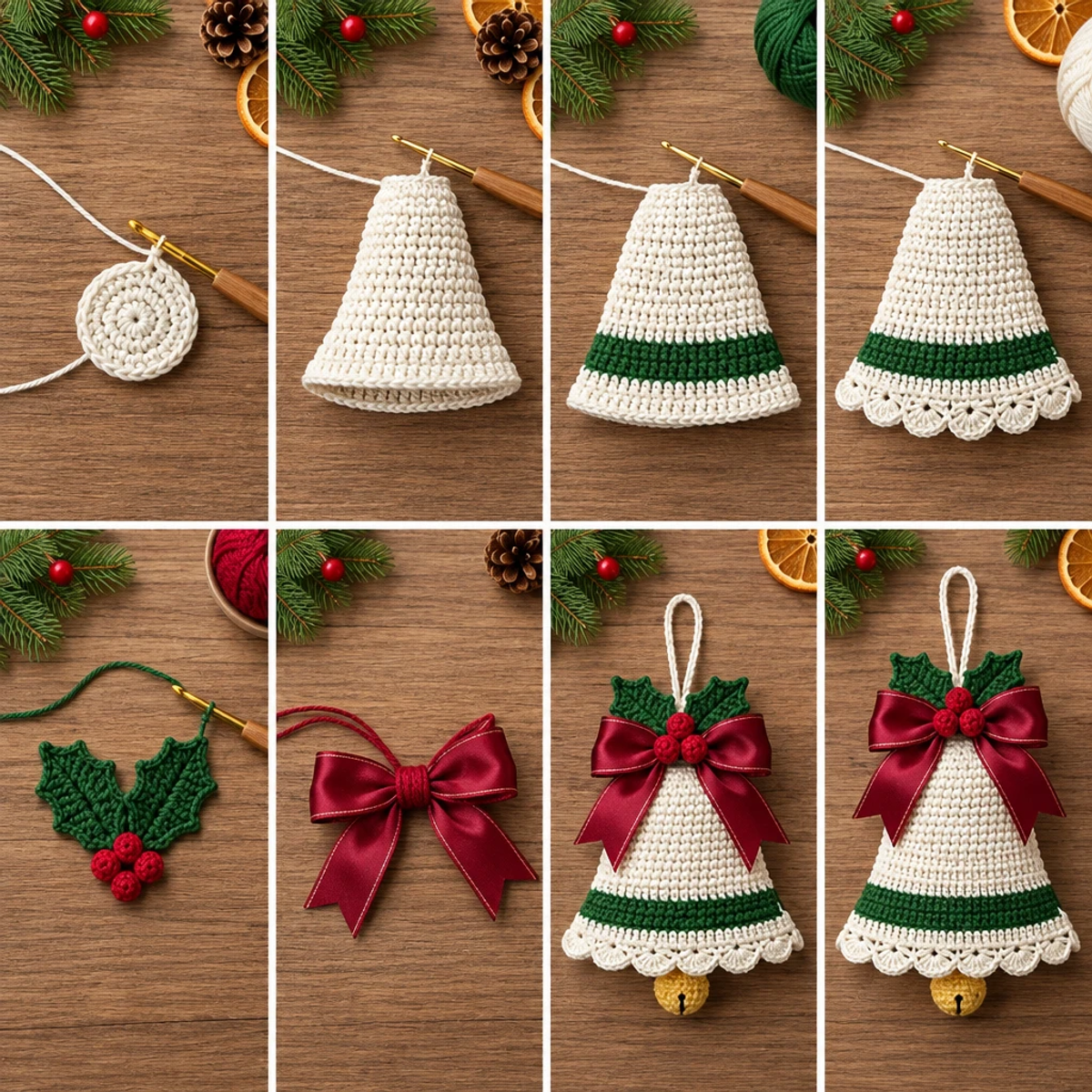 Cozy Christmas Crochet Bell Ornament: A Festive Delight article image 3