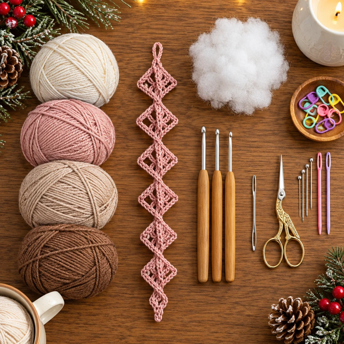 Charming Crochet Spiral Icicle Christmas Ornament Tutorial article image 2