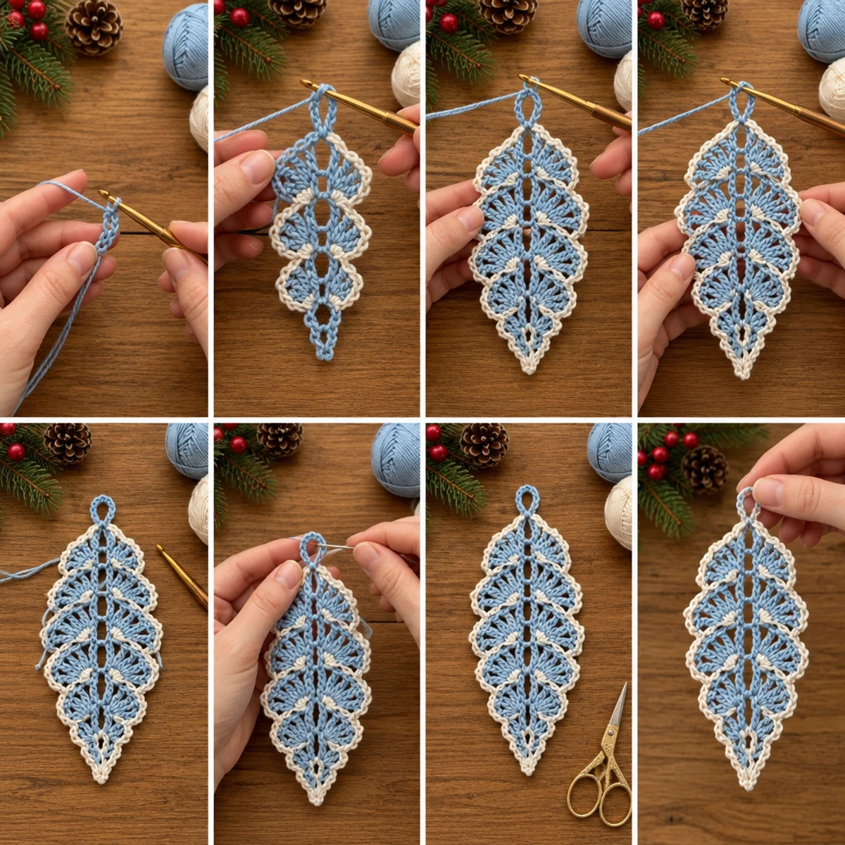 Elegant Lace Crochet Christmas Ornament: A Cozy DIY Delight article image 3