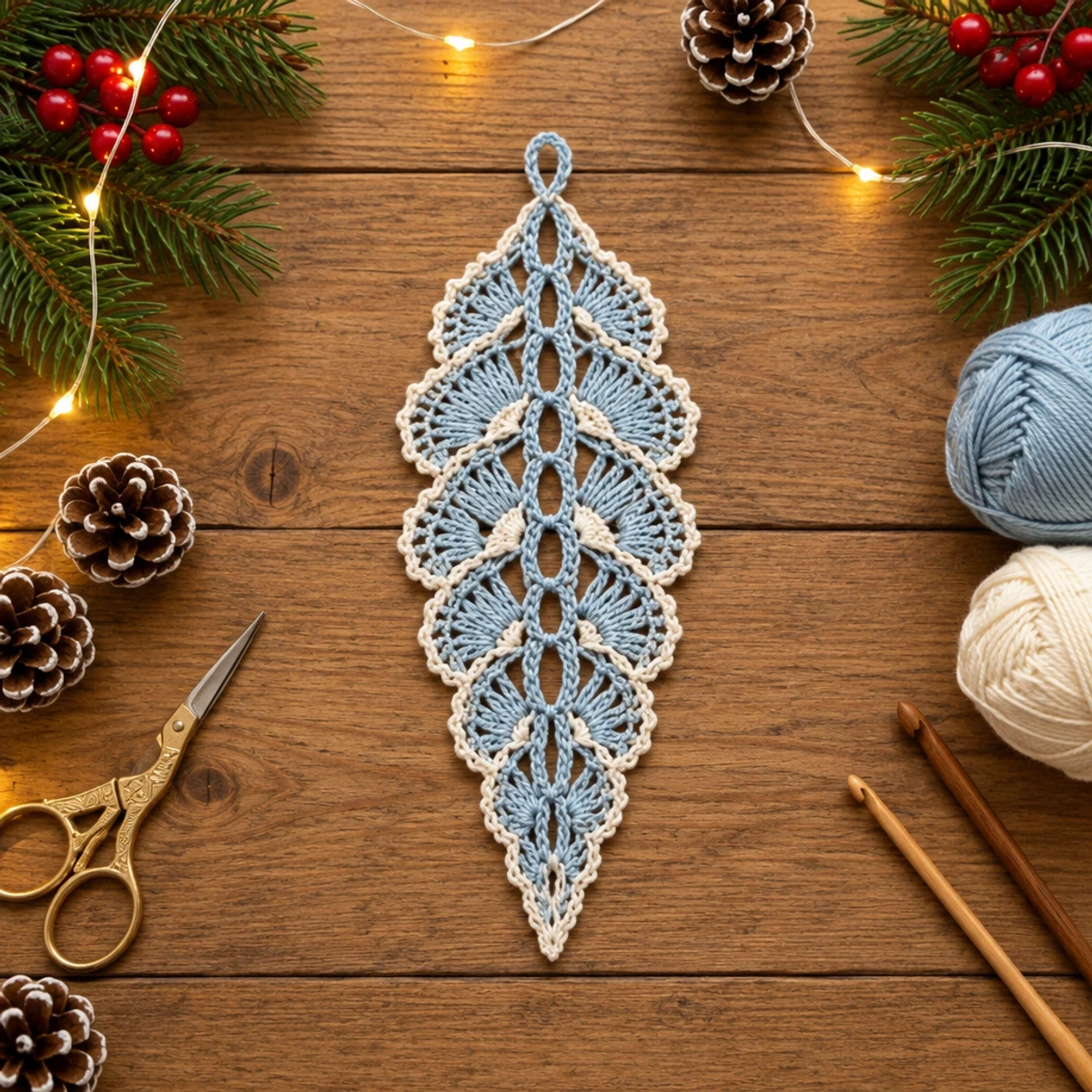 Elegant Lace Crochet Christmas Ornament: A Cozy DIY Delight article image 4
