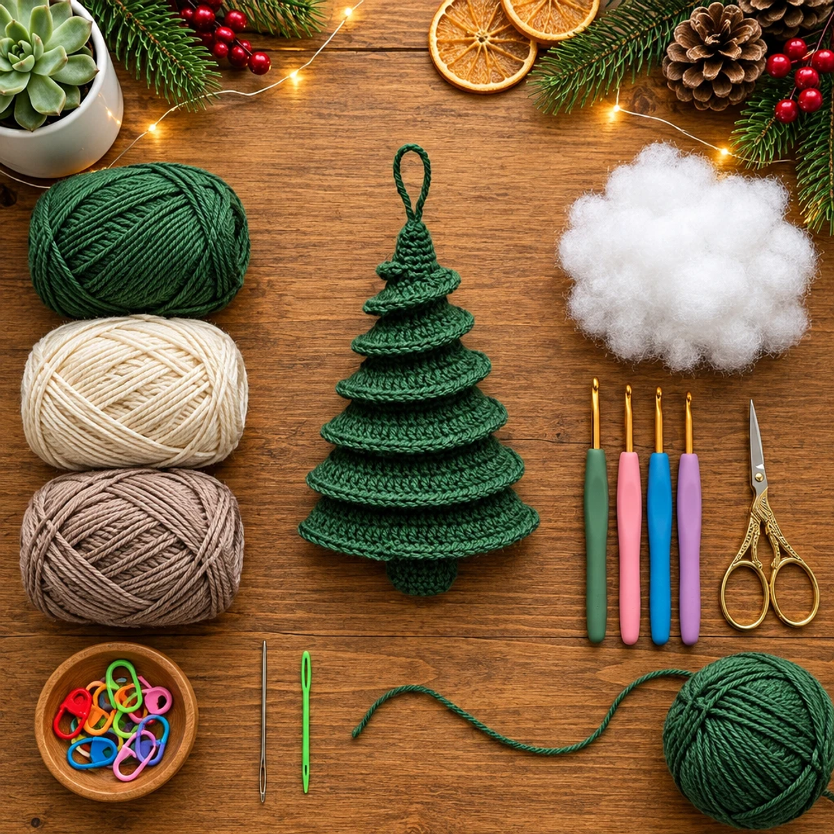Handcrafted Spiral Tree Ornament for Holiday Cheer article image 2