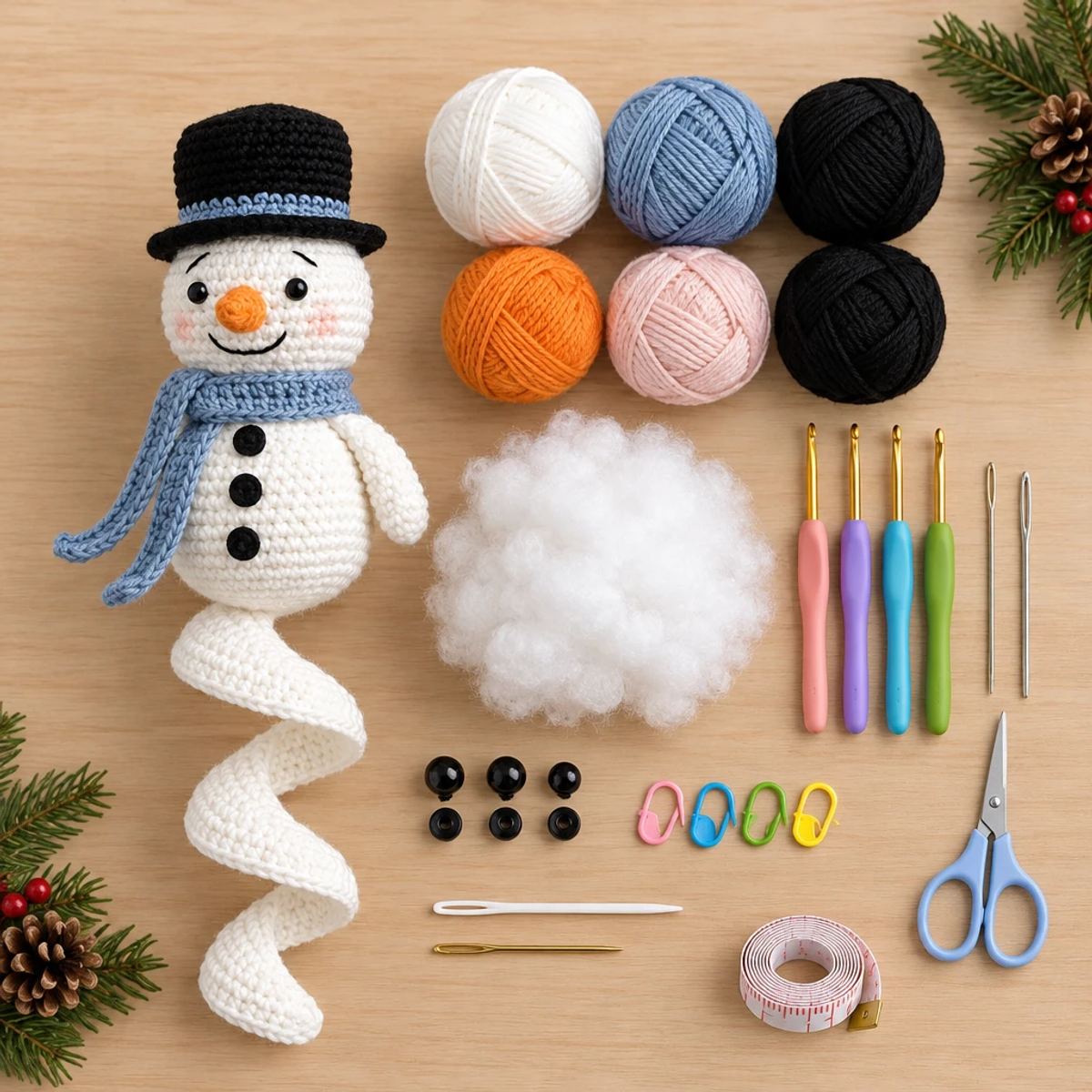 Delightful Twisting Snowman Ornament: A Crochet Guide for the Holidays article image 2