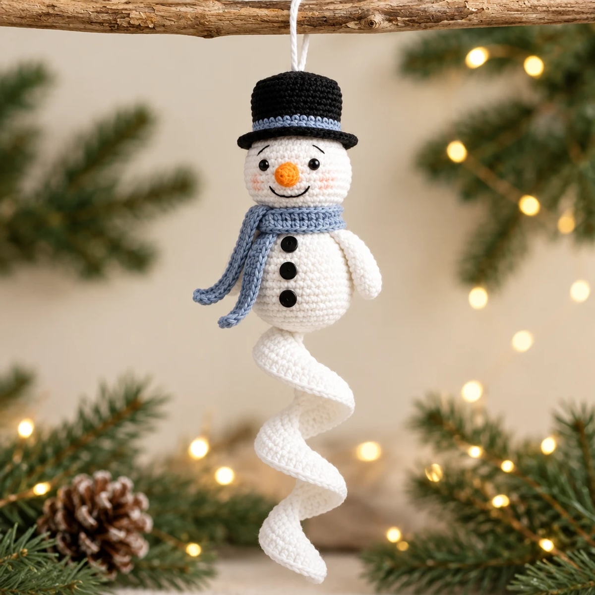 Delightful Twisting Snowman Ornament: A Crochet Guide for the Holidays article image 4